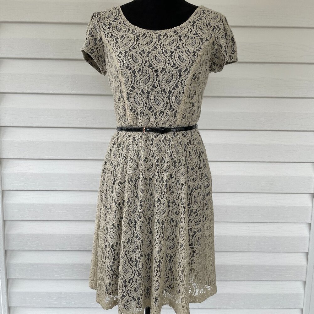 NWT MAURICES Lace Overlay Dress Size 3/4
